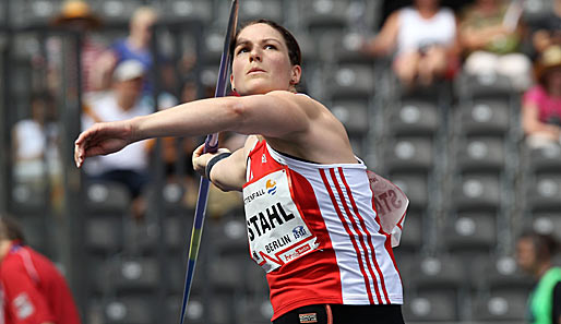 Speerwerferin Linda Stahl ist eine von 75 Teilnehmern des DLV bei der Leichtathletik-WM in Daegu