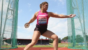 Sandra Perkovic glänzte in China