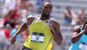 Tyson Gay war im mai 2013 positiv auf anaboles Steroid getestet worden