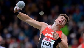 David Storl belegte beim Diamond-League-Meeting in Glasgow den zweiten Platz