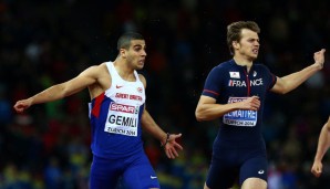 Adam Gemili setzte sich über 200 Meter gegen Christoph Lemaitre durch