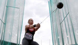 Betty Heidler verpasste am Freitag in Zürich eine Medaille