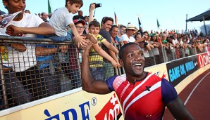 Justin Gatlin lieferte in Brüssel eine neue Bestzeit