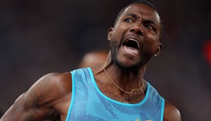 Justin Gatlin sprintete Asafa Powell und Tyson Gay souverän davon