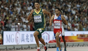 Außenseiter Wayde van Niekerk setzte sich im 400-Meter-Finale überraschend durch