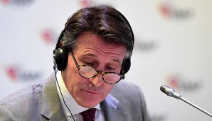 Der neue IAAF-Präsident Sebastian Coe reagierte zufrieden auf die verhängten Strafen