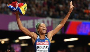 Yulimar Rojas gewann Gold im Dreisprung