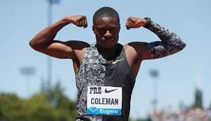 Droht die WM in Katar und die Olympischen Spiele 2020 in Tokio zu verpassen: Der Weltjahresbeste über 100 Meter Christian Coleman.