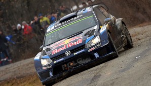 Sebastien Ogier steht vor dem Sieg bei der Rallye Monte Carlo