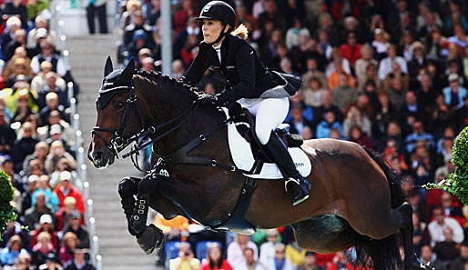 Janne Meyer triumphierte beim CHIO in Aachen und blieb als einzige ohne einen Abwurf