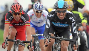 Alessandro Ballan (l.) wurde 2008 Weltmeister im Straßenrennen