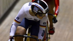 Kristina Vogel hat durch ihren Sieg im Keirin den Gold-Hattrick in Cali perfekt gemacht