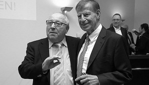 Werner Zimmer (r.) ist am Montag im Alter von 78 Jahren gestorben