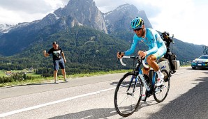 Vincenzo Nibali konnte eine Attacke von Alejandro Valverde nicht kontern