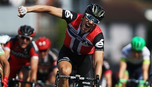 Edvald Boasson Hagen siegte auf der vierten Etappe des Criterium du Dauphine im Massensprint