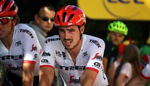 John Degenkolb vor seinem Rennen auf dem Rad