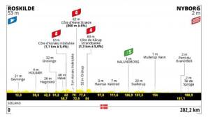 Die 2. Etappe der Tour de France führt von Roskilde nach Nyborg.