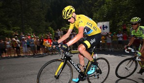 Christopher Froome muss einiges über sich ergehen lassen