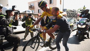 Tony Martin behält das gelbe Trikot, aber die Weiterfahrt ist gefährdet