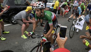 Durch die Zurücknahme der Strafe rückt Rigoberto Uran wieder an das Spitzentrio der Tour heran