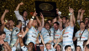 Die Spieler von Racing 92 Metro feierten ihren verdienten Triumph