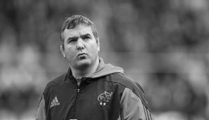 Anthony Foley verstarb völlig unerwartet im Alter von 42 Jahren