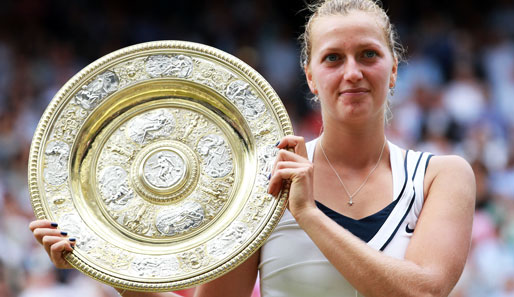 Petra Kvitova gewinnt in Wimbledon den ersten Grand-Slam-Titel ihrer Karriere