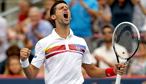 Novak Djokovic hat 2011 eine außerirdische Bilanz von 57-2