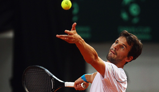 Philipp Petzschner wirkte saft- und kraftlos beim Auftakt-Match im Davis Cup