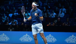 Juan Martin del Potro konnte den dritten Satz nach drei aufeinanderfolgenden Breaks gewinnen