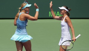 Sabine Lisicki und Martina Hingis geben ein gutes Duo ab