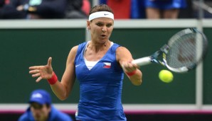 Lucie Safarova sorgte für die Führung für Tschechien im Duell mit Italien