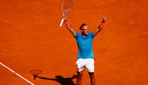 Zu Hause ist es doch am schönsten! Nadal fühlt sich sichtlich wohl auf der Asche von Madrid