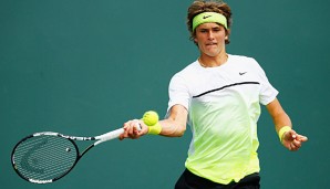 Alexander Zverev erreichte diese Woche das Viertelfinale von Stuttgart