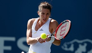 Andrea Petkovic setzte sich im deutschen Duell gegen Carina Witthöft durch