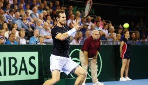 Andy Murray steht mit Großbritannien im Halbfinale