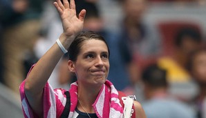 Erste Hürde gemeistert: Für Andrea Petkovic geht es in Peking in Runde zwei weiter