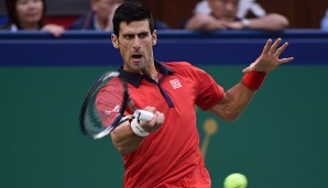 Novak Djokovic hat auch Jo-Wilfried Tsonga keine Chance gelassen und in Shanghai gewonnen