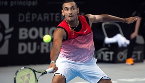 Nick Kyrgios hat seine erstes Turnier gegen Marin Cilic gewonnen