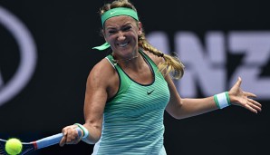 Victoria Azarenka beim Match gegen Angelique Kerber