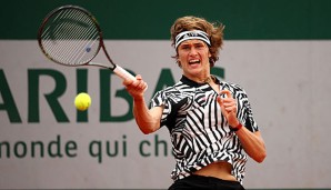 Alexander Zverev steht erstmals in der dritten Runde eines Major-Turniers