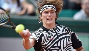 Alex Zverev steht beim ATP-Turnier in Halle im Achtelfinale