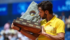 Feliciano Lopez siegte in Gstaad gegen Robin Haase in zwei Sätzen