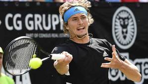 Schaffte in Halle erneut den Sprung unter die letzten 16: Deutschlands bester Tennis-Spieler Alexander Zverev.