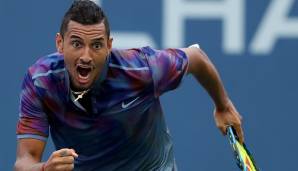 US Open 2017: Ein angeschlagener Kyrgios verlor in Runde eins gegen Millman und wurde wegen schlechten Benehmens (Fluchen, Schläger werfen) mal wieder mit einer Geldstrafe belegt. 7000 Dollar wurden fällig.