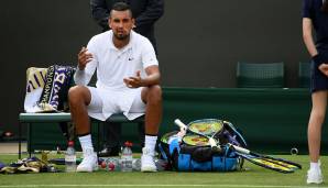 Auch die Pressekonferenz hatte es in sich: Kyrgios war mal wieder nicht wirklich zufrieden mit den Fragen. "Was für eine tolle Frage? Die ist ja so interessant." Auch gut: "Das macht so Spaß hier."