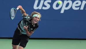 Alexander Zverev steht in Runde zwei der US Open.