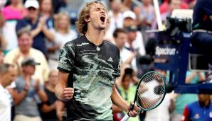 Alexander Zverev steht erstmals in seiner Karriere in der zweiten Woche bei den US Open.