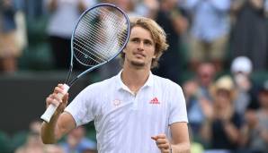 Zverev steht im Achtelfinale von Wimbledon.