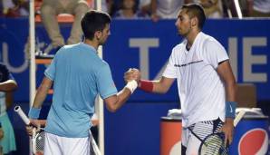 Nick Kyrgios gewann in seiner Karriere beide Duelle gegen Novak Djokovic.